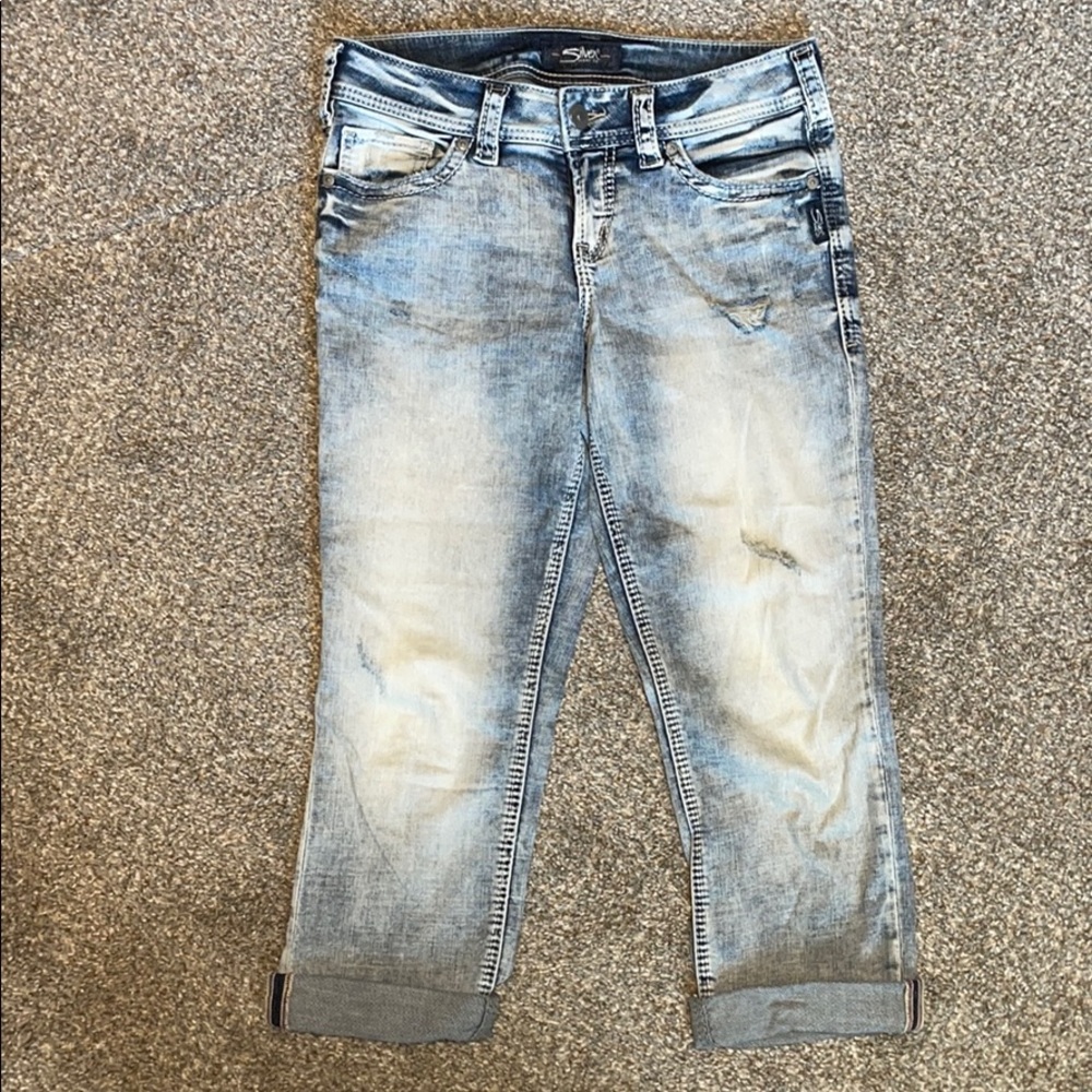 Silver SUKI Capri Jeans W28/L22.5